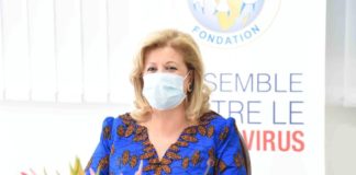 Côte d’Ivoire : LUTTE CONTRE LE CORONAVIRUS/ DISCOURS DE LA PREMIERE DAME A L’OCCASION DES DONS EN FAVEUR DES ONG ENGAGEES DANS LA PROTECTION DES FEMMES ET DES ENFANTS