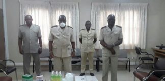Côte d’Ivoire-Région du Bounkani / Noufé Michel équipe Autorités administratives et coutumières pour la lutte contre le Covid-19