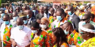 CÔTE D’IVOIRE: AMELIORATION DES CONDITIONS DE VIE DES ENSEIGNANTS / CÉRÉMONIE DE REMISE DES CLÉS DU LOGEMENT DES INSTITUTEURS DE DIABO