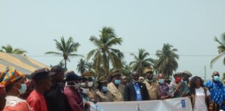 Côte d’Ivoire : Législative 2021 / Le CNDH sensibilise les Populations du Gbôklè au respect des Droits de l’Homme et la lutte contre les violences en période électorale.