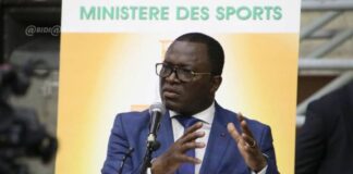 Candidat à la présidence de la CAF/ Le ministre Danho Paulin présente la candidature de Jacques Anouma au président gabonais