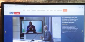 60ème anniversaire du Département Afrique du Fonds Monétaire International/Le Chef de l’Etat a pris part à une Conférence virtuelle du FMI