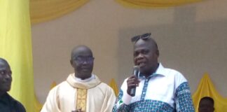 Côte d’Ivoire : Messe d’action de grâce à Mebo / l’Abbe Richard Yao N’Dri reconnaissant à sa terre natale