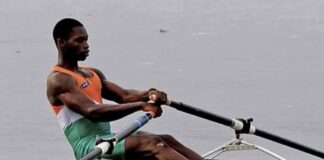 32ème JO Tokyo 2021 / l’Ivoirien N’Dri Franck classé 5è au tour éliminatoire de l’Aviron