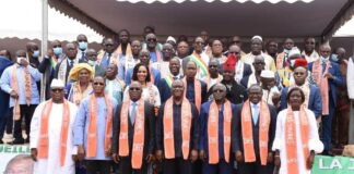 Côte d’Ivoire : le Ministre, Gouverneur du district autonome des savanes installé à Korhogo