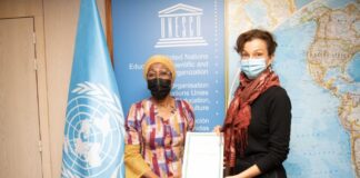 Unesco/ SEMme Bakayoko-Ly Ramata,ex-Ministre de Côte d’Ivoire présente ses lettres de créance