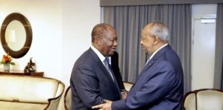 Côte d’Ivoire : En marge de la COP 15 à Abidjan/ Le Président Ouattara s’est entretenu avec le Président de la République de Djibouti
