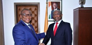 Côte d’Ivoire/ Le ministre de la Communication et de l’Économie Numérique a reçu le nouveau DG de l’ASDM (ex-FSDP) Méité Sindou