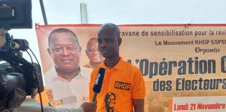 Côte d’Ivoire : Bilan de la participation du Mouvement RHDP ESPERANCE à l’opération de révision de la liste électorale / Le Président Soumahoro Hamidou : « la caravane conquête des électeurs a fait enrôler 4729 militants »