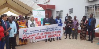 Côte d’Ivoire : L’ambassadrice de l’Union Européenne satisfaite des travaux financés par son Institution à Bouaké .