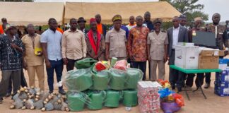Côte d’Ivoire : Autonomisation des jeunes du Bounkani : Dr Michel Noufé offre du matériel agricole aux associations de jeunesses de Téhini