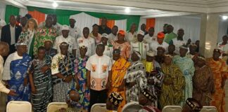 Côte d’Ivoire/ Région du Gbêkê : Ahoussou Jeannot Kouadio met les chefs cantons et traditionnels en mission pour Assahoré Konan Jacques et les candidats Rhdp.