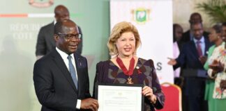 Côte d’Ivoire : Lutte contre le SIDA/ La Première Dame, Madame Dominique Ouattara doublement distinguée à la 9ème Session du CNLS