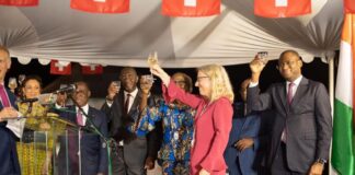 FÊTE NATIONALE SUISSE/1er août 2023 : l’Ambassadeur de Suisse en Côte d’Ivoire S.E.M. Anne Lugon-Moulin salut la coopération ivoiro-suisse