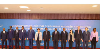 Assemblées Annuelles 2023 du FMI et de la Banque Mondiale au Maroc/ Le Chef de l’État a présidé la cérémonie officielle de lever de rideau à Abidjan