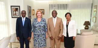 Côte d’Ivoire : Dr Jean-Marie Vianny Maurice Yameogo(représentant pays de l’OMS) fait ses adieux à Dominique Ouattara
