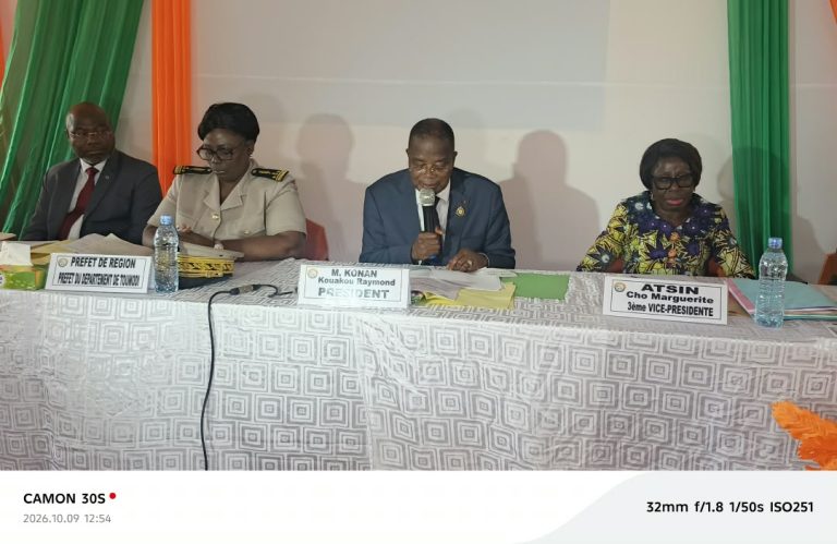 Côte d’Ivoire : Conseil Régional du Bélier /La 3ème session de l&rsquo;année 2026 s&rsquo;est tenue à Molonou-Nanafouès avec l’adoption du budget prévisionnel de 2027 en hausse d’environ de 2 milliards