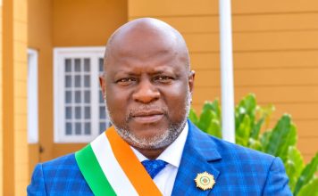 Côte d’Ivoire : Conférence de presse après le passage du SE en chef du PDCI RDA Yapo Yapo Calice à Toumodi/ Le député Ange Félix N’Dakpri répond aux questions des journalistes